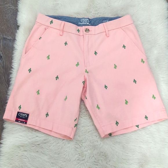 CHAPS • RALPH LAUREN Costland Wash Cactus Print Shorts ~ NWT - Picture 6 of 11